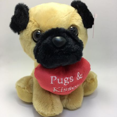 pugs and kisses plush